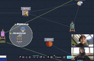 If you meet other visitors, you can exchange ideas - provided you have activated the camera.