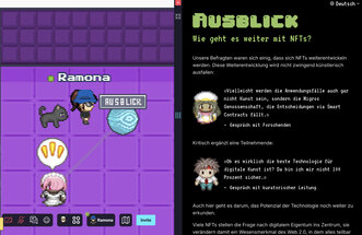 Approaching a topic opens the content page.